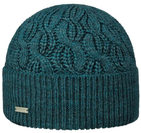 Seeberger Landesta kuvertmössa, stickad mössa, dammössa, vintermössa, beanie dam – med kuvert, foder höst-vinter, vinter, bensin, one size