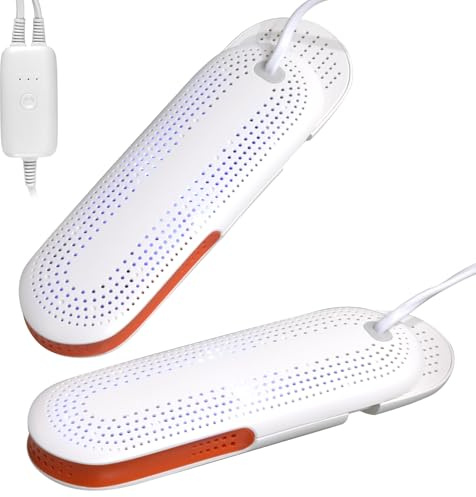 worahroe Secador de zapatos eléctrico, extensible, calentador de zapatos, secador de botas con 3 modos, temporizador para zapatos, botas de esquí, invierno y uso de lluvia