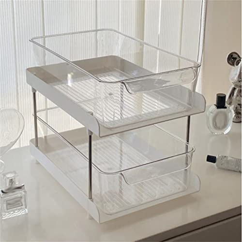 ONMYJFD Drawer Storage Box Skin Care Products Double-layer Shelf Bathroom Countertop Shelf Toilet Washstand Cosmetics