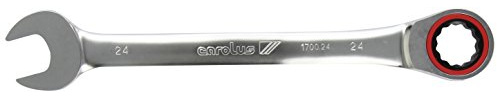 Carolus by GEDORE Ringratschenmaulschlüssel, mit Ratsche, SW 24 mm, flach, 12-kant, Schraubenschlüssel, 1700.0240
