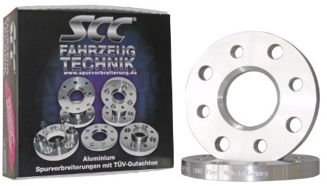 SCC Spurverbreiterungen Spurplatten 2x5mm 4x130-10266 kompatibel mit VW Kaefer Cabriolet Kaefer Karmann Ghia Cabriolet Karmann Ghia Co