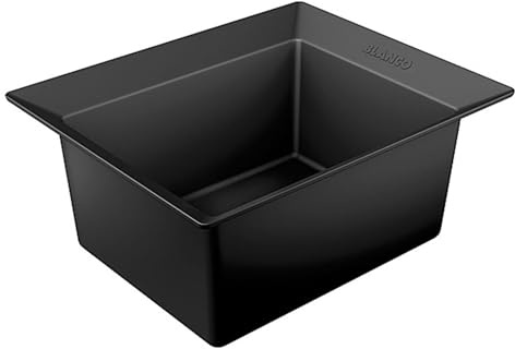 BLANCO SELECT Universalbox 1,5 Liter | 205 x 168 x 94 mm | Kunststoff schwarz | Einhängbar in 8, 15 und 19 Liter Eimern | [16,8x20,5x9,4 cm] | Einhängbar in 8, 15 und 19 Liter Eimern | [16,8x20,5x9,4 cm] | Kunststoff schwarz