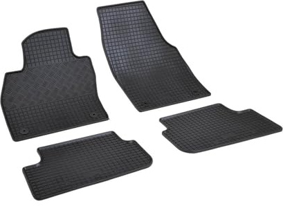 Gummi Fußmatten passend für Skoda Fabia IV ab 2021/Audi A1 ab 2019/Seat Arona/Ibiza (6F) ab 6/2017/VW Polo ab 10/2017 AZUGA AZ10092121
