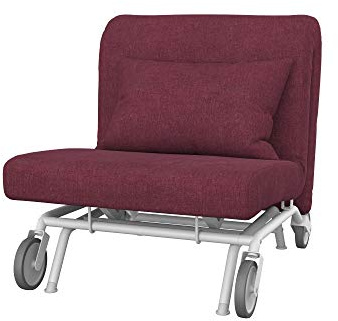 Soferia Sesselschoner Kompatibel Mit PS Sessel Sesselbezug Sesselüberzug Sesselhusse Cover Wasserabweisend Fleckschutz Softi Rot Bordeaux