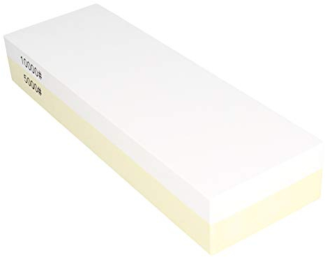 Utoolmart Piedra de afilar de doble cara para afilar cuchillos, piedra de afilar, grano 5000/10000 para tijeras, maquinillas de afeitar, herramienta de tallado, 1 unidad