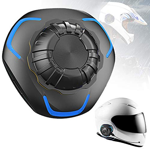 Braveking1 Cuffie Bluetooth 5.0 per Casco Moto, Auricolare per Conduzione Ossea Stereo Impermeabile IP68 Controllo delle Chiamate Musicali in Vivavoce Microfono 10 Ore di Riproduzione Stabile