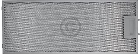 Filtro antigrasso metallico anteriore compatibile con BOSCH 11022474 483 x 192 mm per cappa aspirante