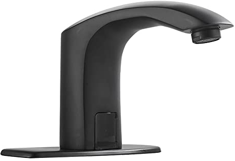 Infrarot Sensor Wasserhahn schwarz Automatisch Mischbatterie wasserhahn bad waschbecken armaturen für Bad-A_Warm-und Kaltwasser