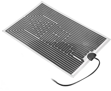 Coussin chauffant pour reptiles, 220V 20W avec contrôle de la température inférieur à 60 ℃ Coussin chauffant sous le réservoir pour reptile serpent lézard tortue Prise UE