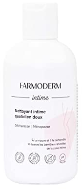 Farmoderm Tägliche Intimpflege für empfindliche Haut, Trockenheit & Menopause - ph neutrale Intimwaschlotion für Frauen - Beruhigende, abschwellende und organische feminine Waschmittel für Frauen