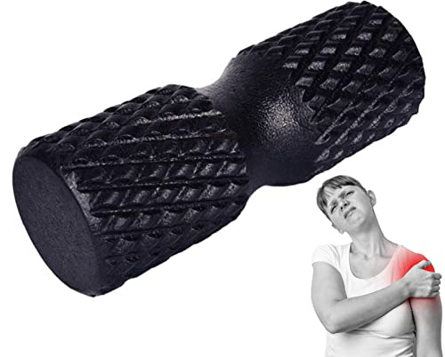 Yoga-Schaumstoffrolle | Rückenmassagegerät mittlerer Dichte,Festes athletisches Ganzkörper-Schaumstoffrollen-Massagegerät für Rückendehnung, Yoga, Pilates, Muskelregeneration dem Training Pomurom