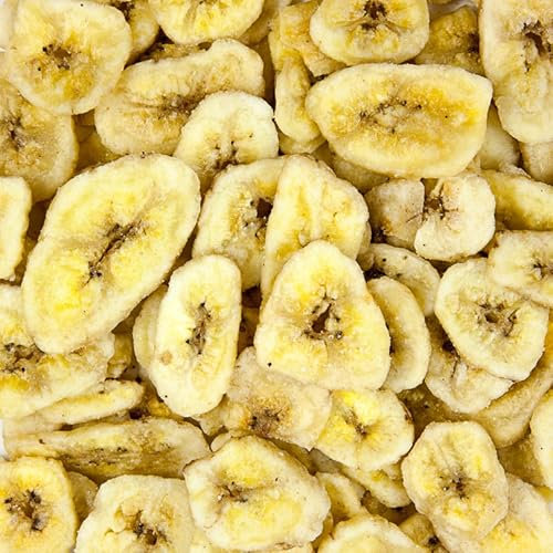 Grape Tree Banana Chips 500g. Dried Banana Slices. Natural Dried Fruit, Crunchy Snack Perfect for Adding to Muesli, Cereal & Yogurt. Dehydrated Fruit Healthy Snack. Ready to Eat