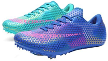 SerendipitousWhisper Leichtathletik-Sprint-Spikes 8 Nägel Sprints Schuhe Atmungsaktive Leichte Professionelle Sportschuhe Verschleißfest Laufschuhe für Männer,Frauen,Kinder
