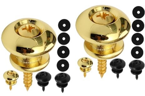 Toyvian 8stücke Gitarrengurt-sicherheitsknöpfe Für Akustik Bass -system Installieren Für Gitarrenspieler