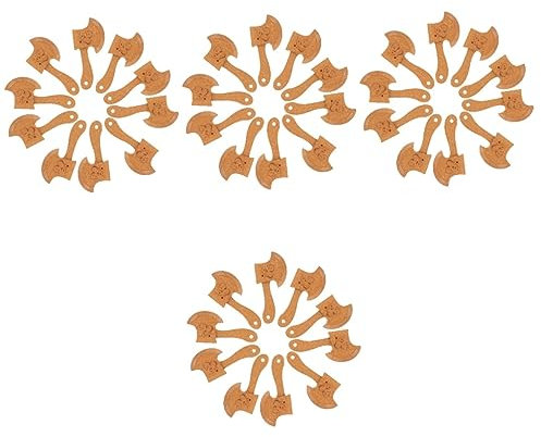 DIYEAH 40stücke Teiliges Mini Holz-haxten Für Kreative Bastelprojekte Dekorative Handwerkskunst Für Zuhause Geschenkideen Für Freunde Und Familie