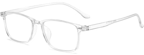 LANAFAY Occhiali Anti Luce Blu per Uomo Donna, Occhiali da Computer, Blue Light Blocking Glasses TR90 Trasparenti, Occhiali con Montatura Leggera Anti Affaticamento Riposo Filtro Blue Light