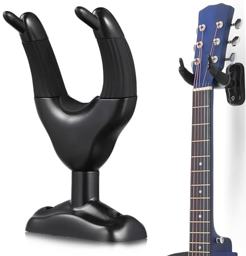 TOYANDONA Gitarre Wandhalterung Für Akustik Gitarre Stabiler Gitarrenständer Platzsparend Sicher Und Vielseitig Einsetzbar Für Wandmontage Von Ukulelen Und Mehr
