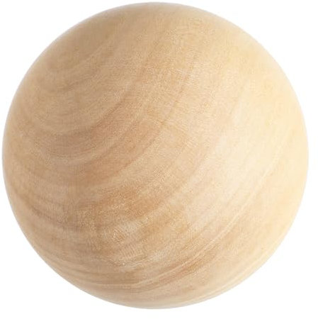 LALAFINA Runde Holzkugel Zum Basteln Und Malprojekt Massive Kugel Aus Holz Für Diy-zubehör Und Heimdekoration