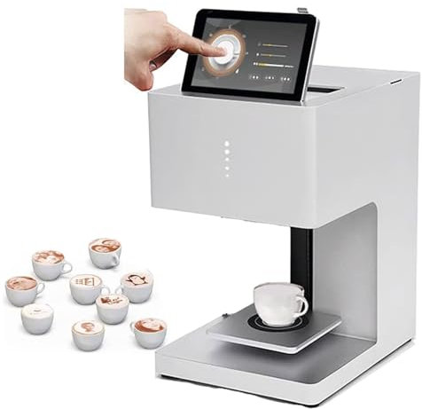 Macchina Per Caffè Latte Art, Stampante Fotografica Multicolore Per Selfie Da 60 W Con Touch Screen Intelligente, Macchina Per Stampare Tè Al Latte Fai-da-te Con Connessione WIFI, Per Caffetteria