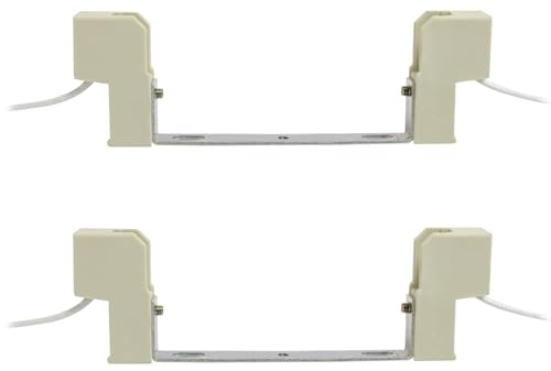 LEIBOCHAO R7S Fassung 118mm 2 Stück, Wechselstrom 100–240V, R7S J118 Keramikfassung mit Linearem Sockel, J118 R7S Keramische Lampenfassung für R7S LED 118mm