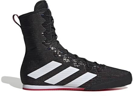 adidas Box Hog 4 Boxschuhe für Unisex, Schwarz, 43.5 EU