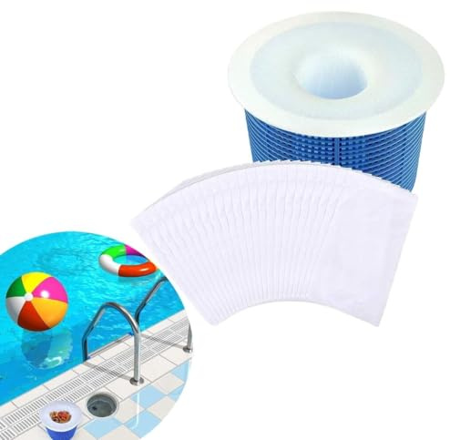 Myluatye Pool Skimmer Strumpor, Pool Filterstrumpor, 20 st Pool Skimmer Strumpor, för Pool Skimmer Socks, för Pool Skimmer Socks, för Pool Korg
