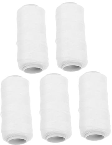 PACKOVE 5 Rolls Threading Epilator Thread Replacement Cotton Thread Hair Removal Tool Eyebrow Threading for Face Epilator Hair Removal