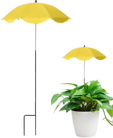 Sombrilla Para Plantas UV UPF50+ Ajustable Plegable - Toldo Reutilizable Decoración