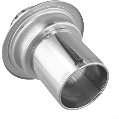 Filtro anti blocco grondaia in acciaio inox per un'efficace manutenzione del drenaggio esterno (rotondo 12,7 cm)
