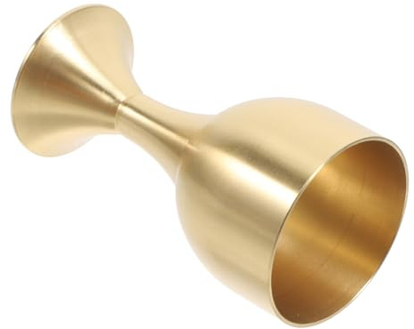 LIGIGWASH Bicchiere in Lega di Rame Antico per Offerte Buddhiste Coppa Decorativa da Tavolo Resistente e Unica Piccolo Contenitore Rituale Vintage per Culto e Cerimonie