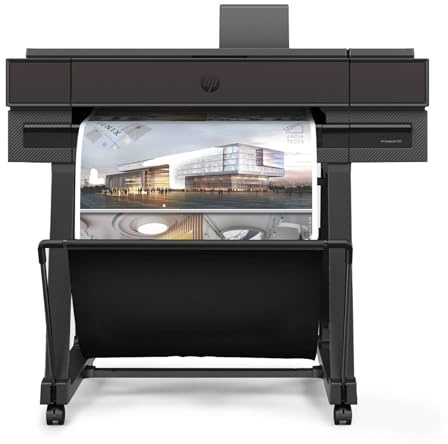 HP DesignJet T870 61 cm (AM0X9A), large format printer plotter, A4–A1/D, up to 120 A1 prints/h, Wi-Fi, Ethernet, USB, 2400 x 1200 dpi, Flex Tech, 2-year warranty, black