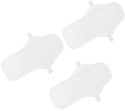 BELLIFFY Wiederverwendbare Damenbinden und Knopfverschluss 3 Stück-pack aus Baumwolle mit Auslaufsicherer Funktion Bequem für Reisen