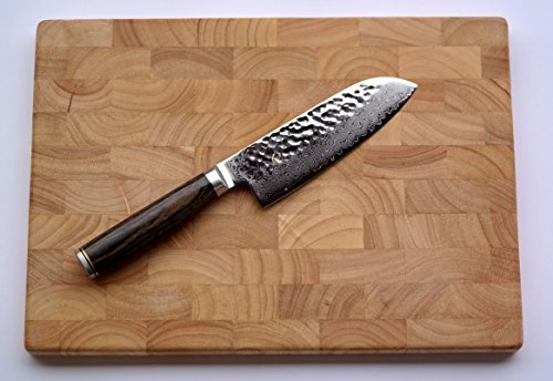 Kai Damastmesser-Shun Premier Tim Mälzer TDM-1727 Santoku-Kochmesser 14cm Klinge incl. Schneidebrett