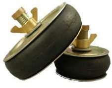 Drain Stopper/Plug 6 inch/Rodding Eye Plug (150ml) with Heavy Duty Rubber Seal and Rust Protected Metal Clamping Plates