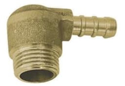 Raccordo portagomma a gomito M per gas 1/2 metano