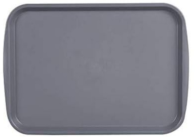 Paderno 41860–36 Fast Food-Tablett, 27 x 3,5 cm Polypropylen, Grau