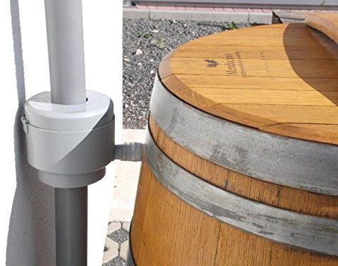 JUNIT Füllautomat mit Filter Fass-Regentonne für Regenrohr D.70-100mm