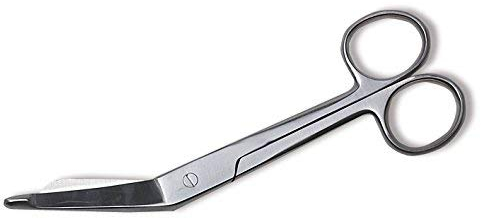 Nico Premium Verbandschere 18cm Kniegebogen aus Edelstahl mit Gravur