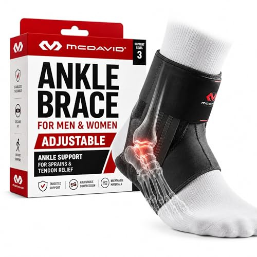 UnitedSportsBrands Unisex – Erwachsene 4303-Knöchelstütze Phantom Stütze, Schwarz, M/L