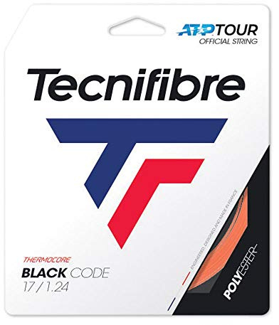Tecnifibre Black Code 12M Tennis Saitenset Monofil Orange 1,24