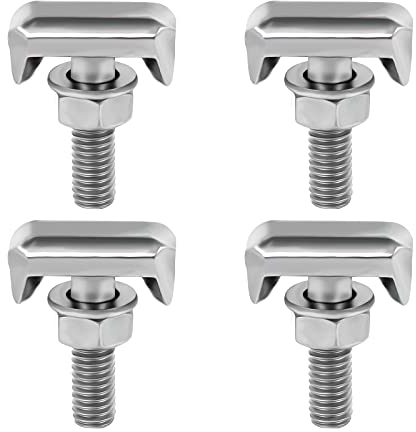 Bigxin 4 Pezzi Bullone a T Terminale Batteria Vite per Auto T-Bolt M6 in Acciaio Inox 304 Ricambio Batteria Terminale Universale