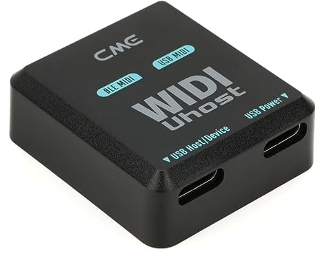 CME WIDI Uhost - Bluetooth USB MIDI Interface + USB Host for Class Compliant MIDI Instruments, Controllers, Keyboards - Windows, Mac, iOS & Android, Linux, ChromeOS