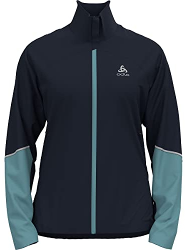 Odlo Damen ENGVIK Jacke, dark sapphire - reef waters
