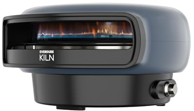 Everdure KILN S Series Four à pizza à gaz avec 1 brûleur de 40,6 cm, pizza de qualité restaurant en moins de 2 minutes, four à pizza portable pour les familles, le divertissement et les amateurs de