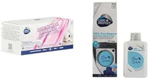 CARE + PROTECT Tumble Dryer Essentials Bundle: 2x Woollen Dryer Balls + 100ml Pure Essence Laundry Perfume