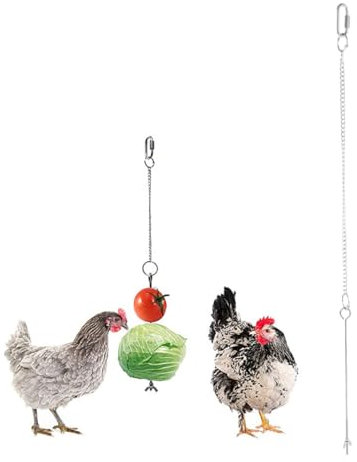 FOMIYES 1pezzi Da Appendere Inossidabile Per Uccelli Per Pappagalli e Uccelli Per Resistente Attività e