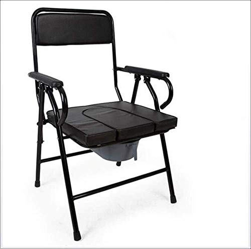 KOHARA Toilettenstuhl, Nachtkommode mit Toilettensitz, Toilettenhilfe für mittlere und alte Menschen mit Behinderungen, Badewanne, Dusche, Toilette, Multifunktionstoilette, tragbare TOI