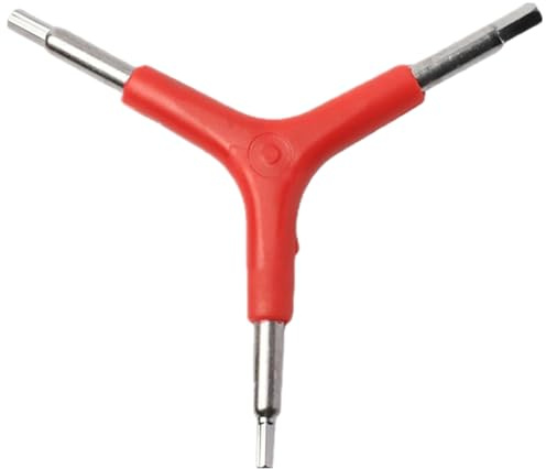 Luoyuanjia Bike Internal Hex Wrench 3-Way Bike Hex Wrench Y Allen Wrench All-in-One Bike Maintenance Tool Bike Torque Spanners Internal Hex Keys Repair Tool for Bike