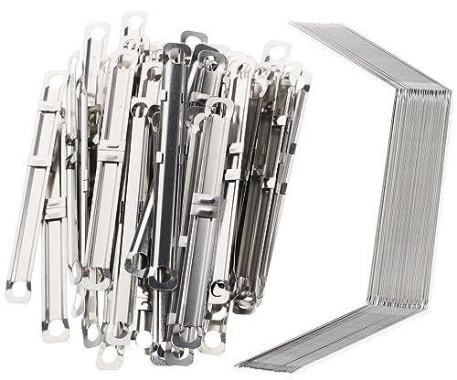 VILLFUL 150 Stück Metallbindeclips Buchbinderverschlüsse Binderringe Für Schule Und Büro