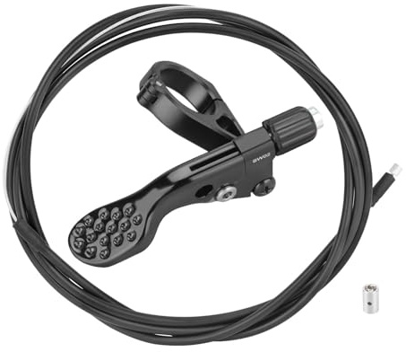 Palancas remotas para tija de sillín de bicicleta, interruptores de tubo, cable de altura, palancas ajustables para manillares de 22,2 mm